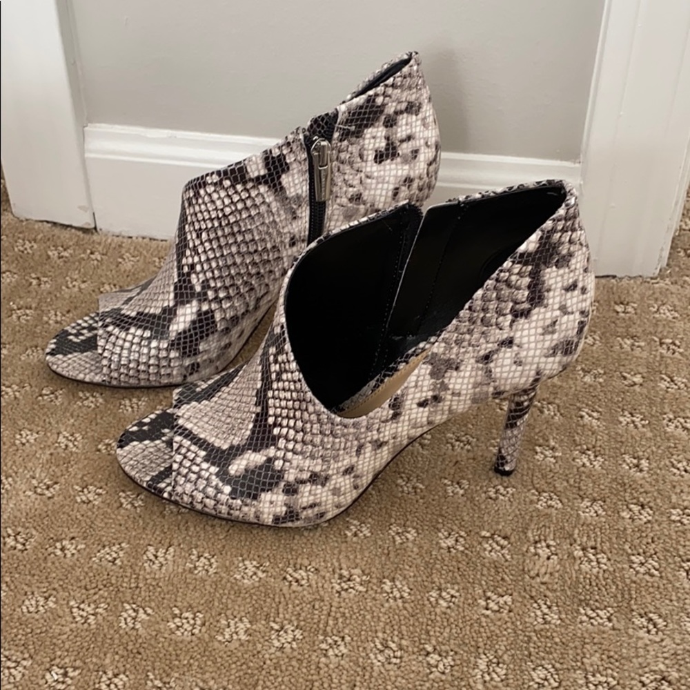 Vince Camuto open toe bootie